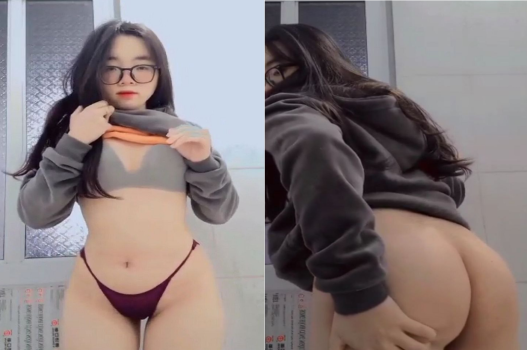 Cô gái mắt kính sexy với vòng 3 bùng nổ khơi gợi cảm xúc